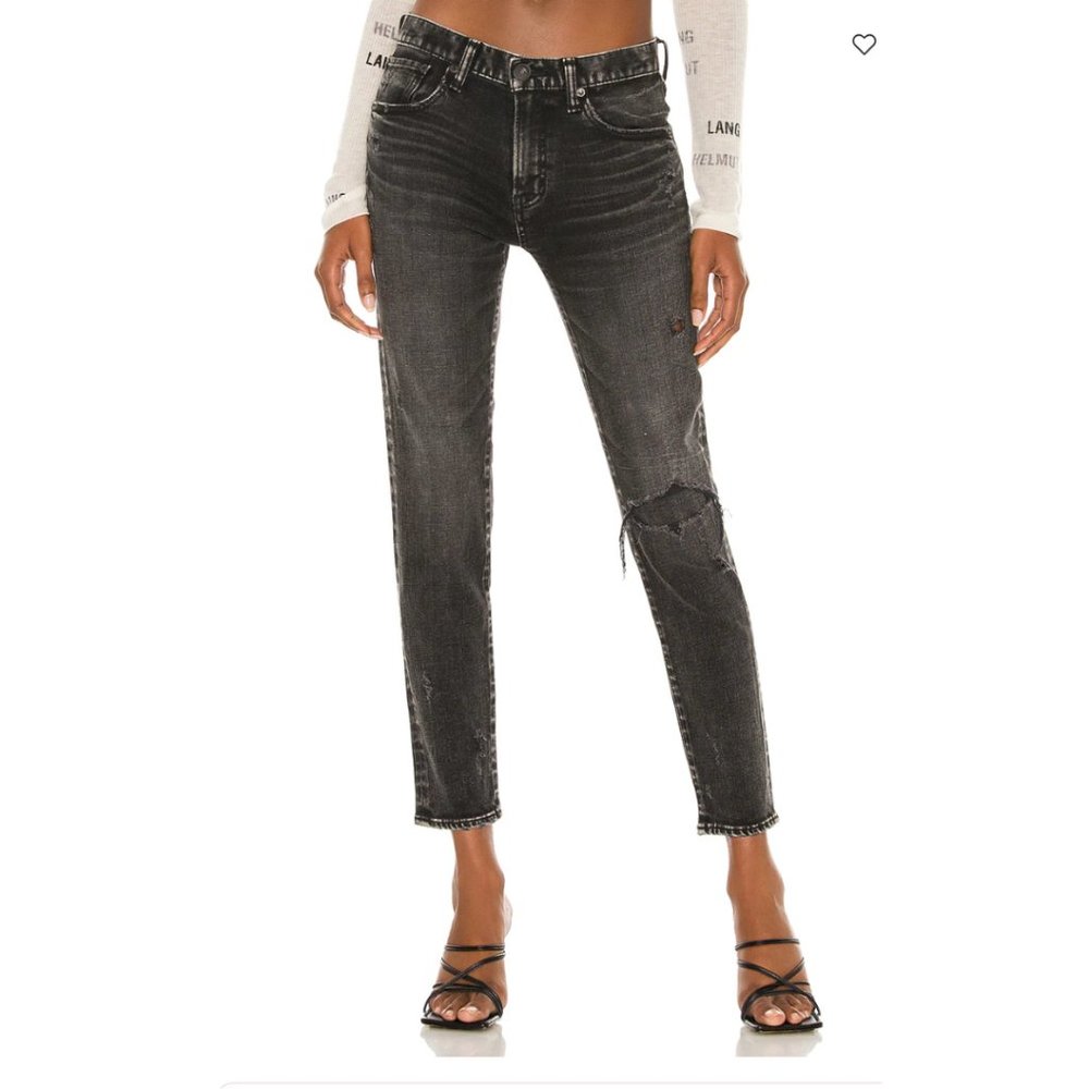 Moussy Vintage Lenwood Skinny Jeans Black
